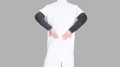 用掌搓腰眼,不仅可以疏通带脉和强壮腰脊,同时还能起到聪耳明目,固精