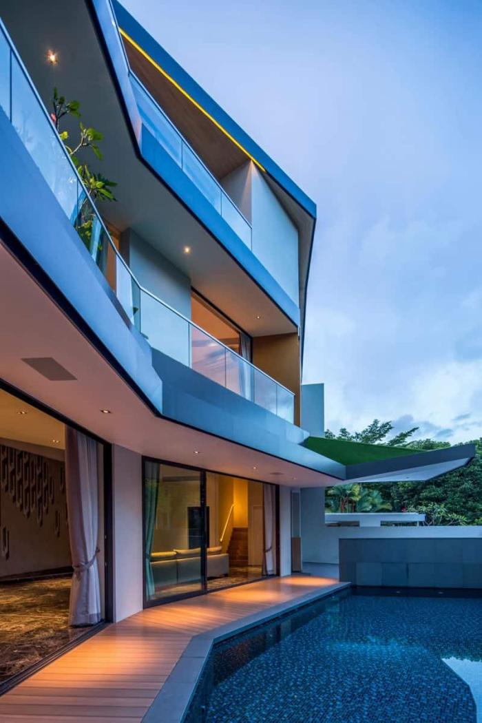 欧美建筑, 新加坡半独立式别墅, 将自然光引入房屋中央