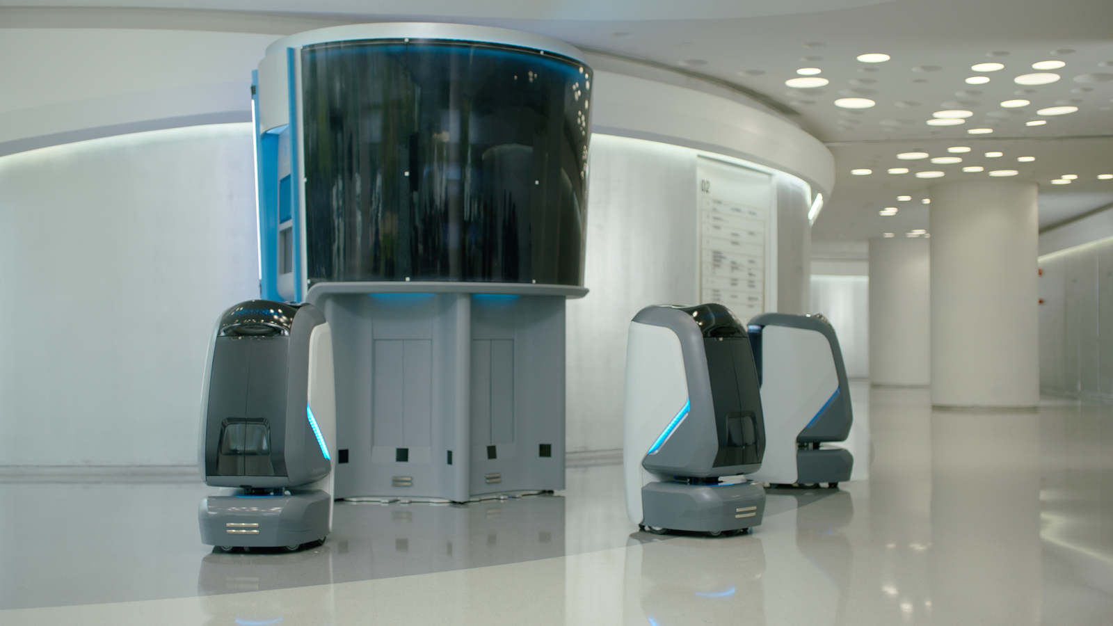 机器人组团给你送外卖,科幻片里的场景成真了