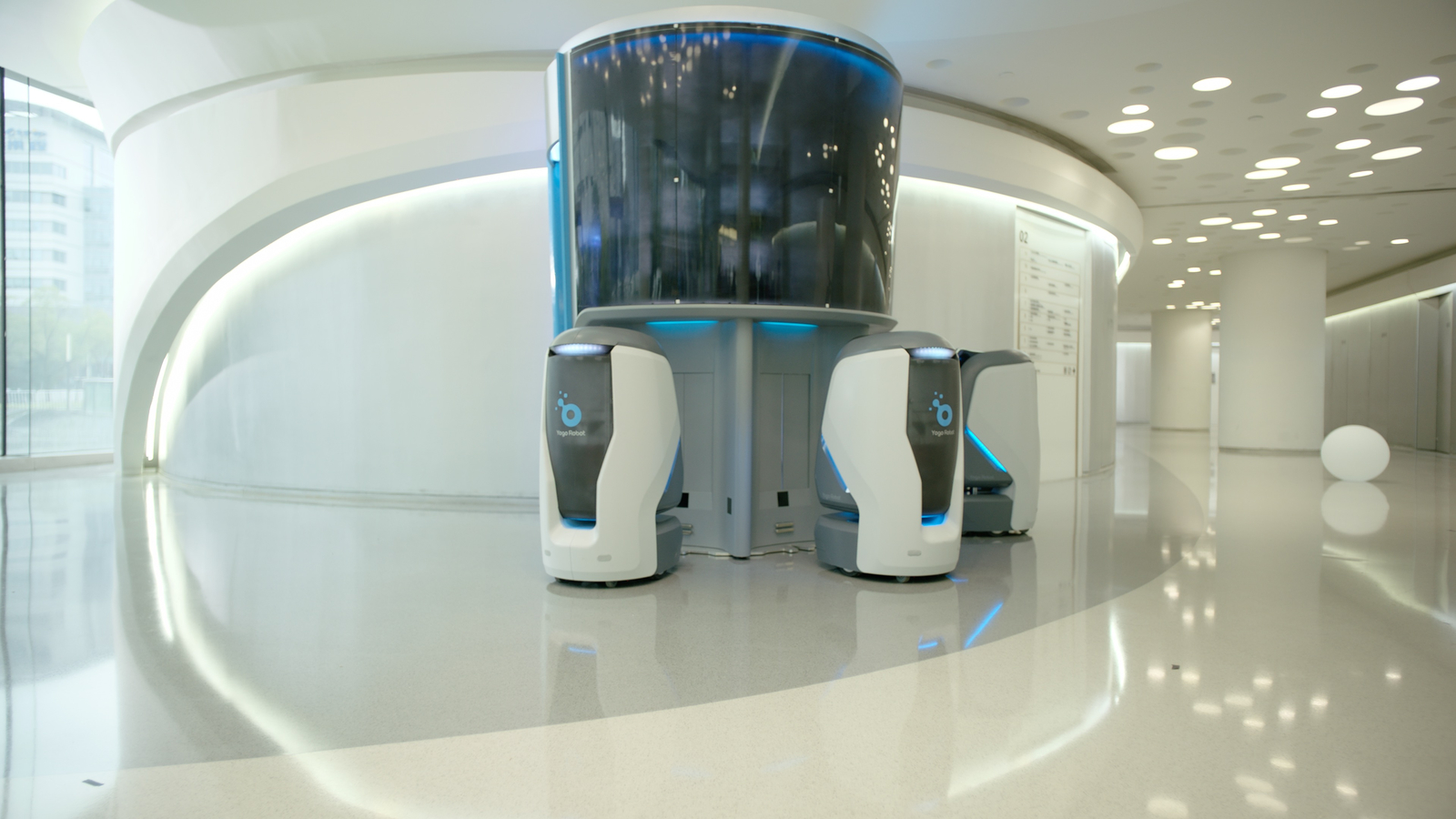 机器人组团给你送外卖,科幻片里的场景成真了