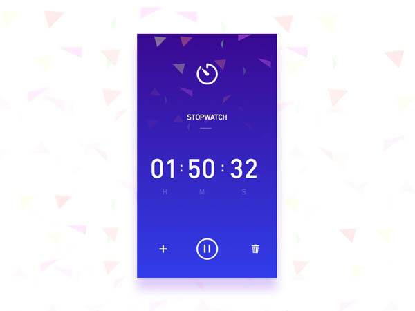 25个秒表APP UI设计作品__凤凰网