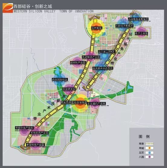 西安高新区行政区划图图片