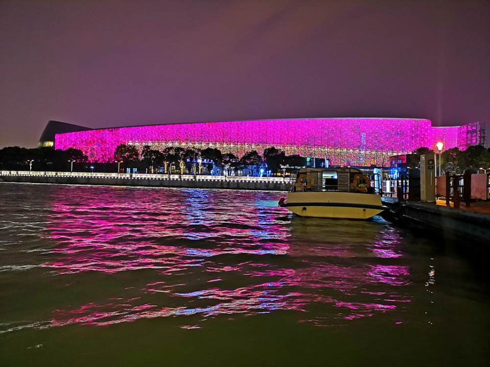 无与伦比的苏式风情苏州金鸡湖畔的绝美夜景