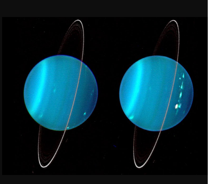 太阳系里最特立独行的星球躺着自转的天王星