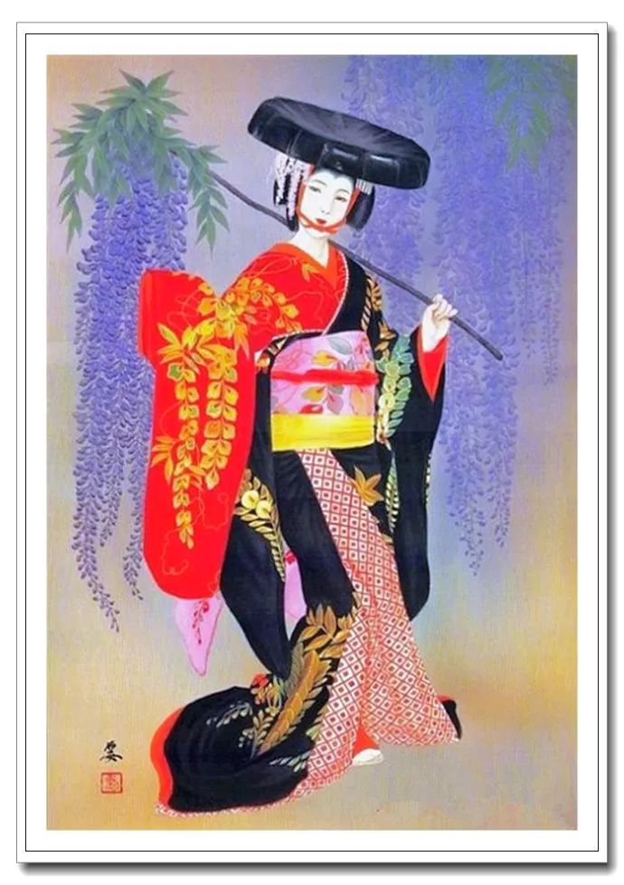 美人绘》--日本画家森田春代日本仕女画作品赏析_凤凰网