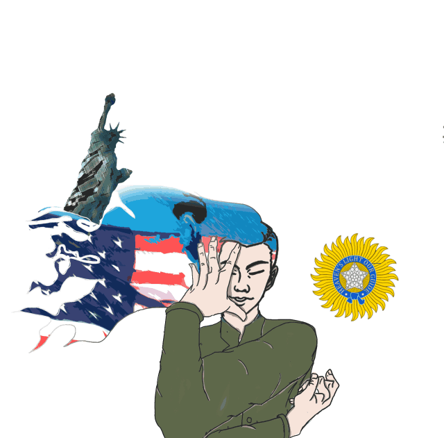二战美军最美臂章,竟是为美英大兵打架时分清"敌我"设计的?