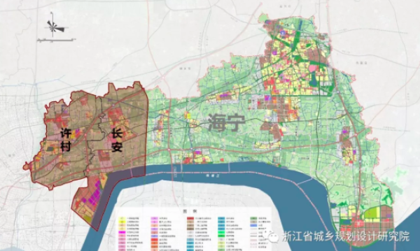 规划项目海宁杭海新城长安许村一体化空间发展战略规划