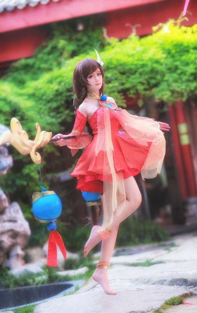 高质量cosplay:王者荣耀大乔,净化心灵与你__凤凰网