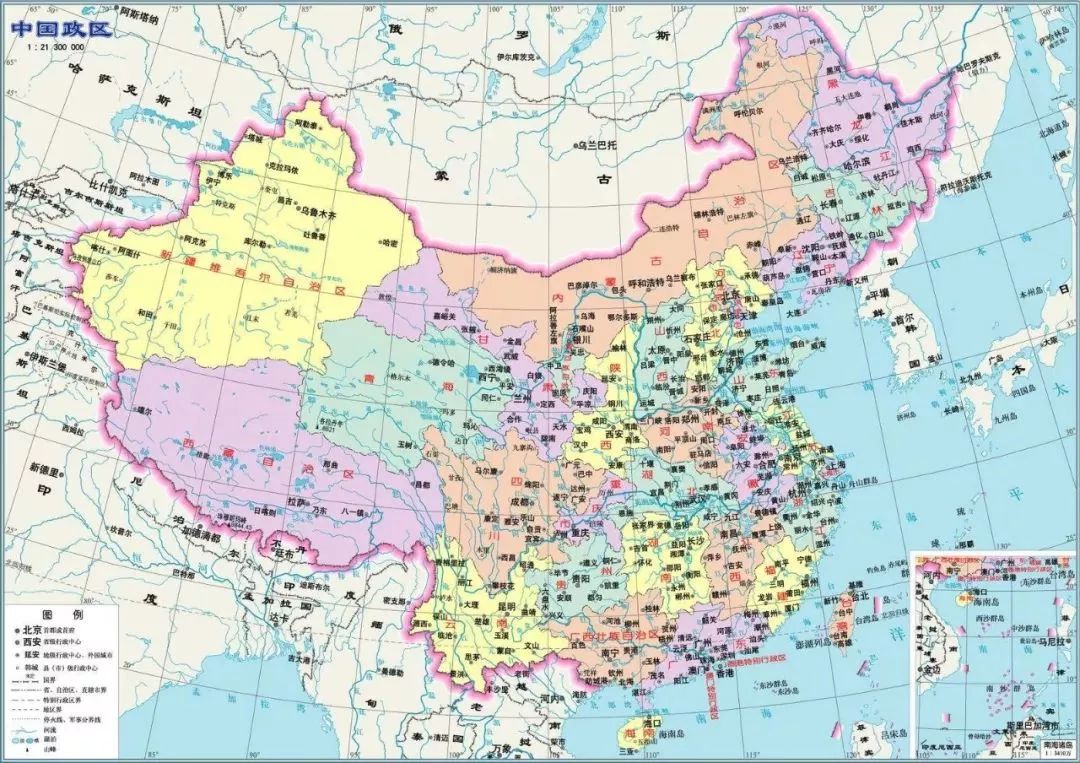 中国各县市地图图片