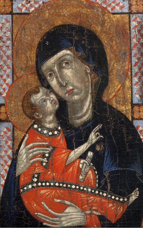 西方艺术中,最早表现儿童的画作当属中世纪对于婴儿耶稣的描绘.