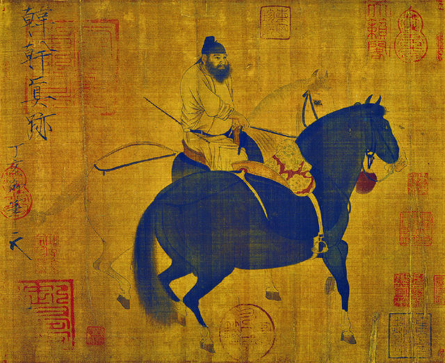 画家赵金柱的"战马"画作,文学与艺术融合,别具一格__凤凰网