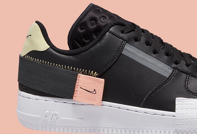 解构风可调节织带nikeairforce1type还有酷炫黑色版本