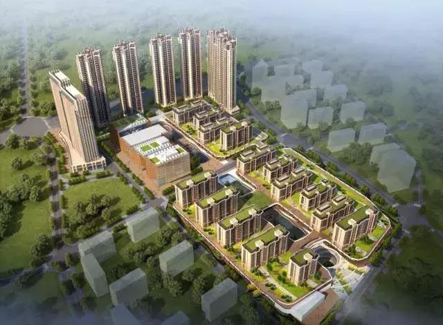成都轨交崔家店地铁上盖项目效果图