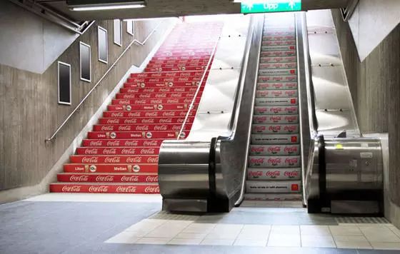 19个非常有创意的手扶电梯广告系列欣赏__凤凰网
