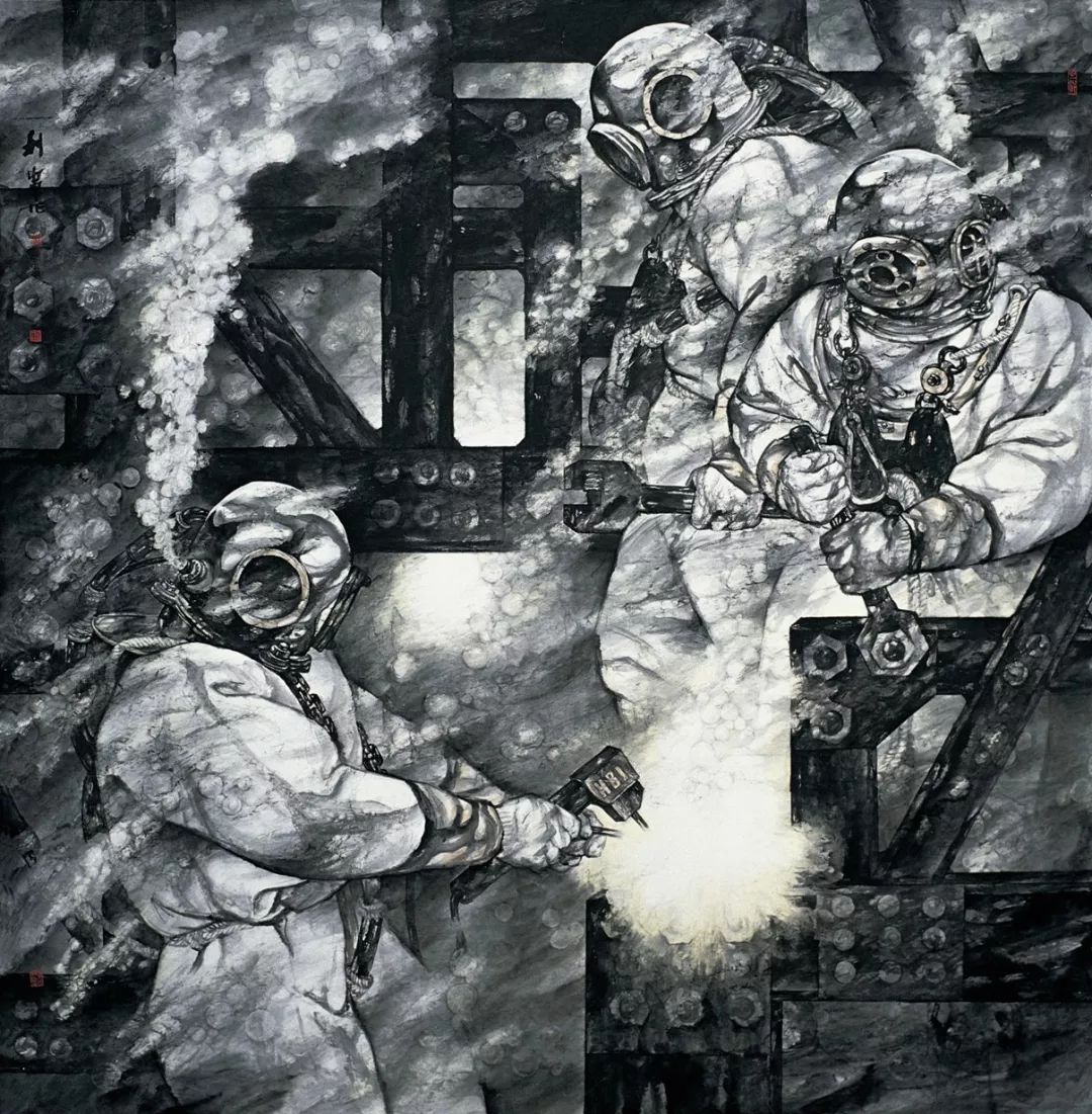 钢铁洪流铸成的灿烂史诗——王利军的画