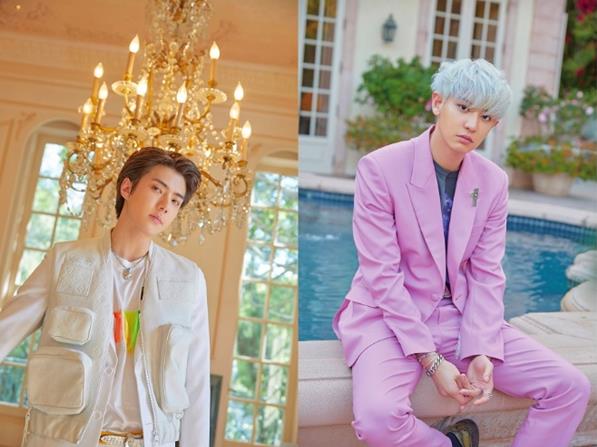 [星闻]exo吴世勋&朴灿烈小分队exo-sc新专获多个专辑周榜1位