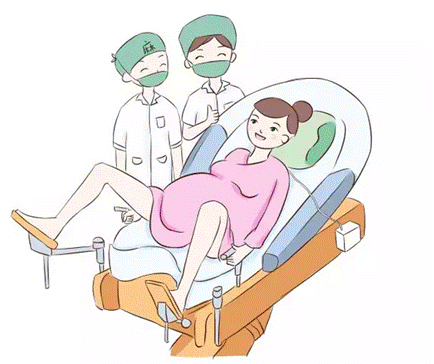 产褥期卡通图片