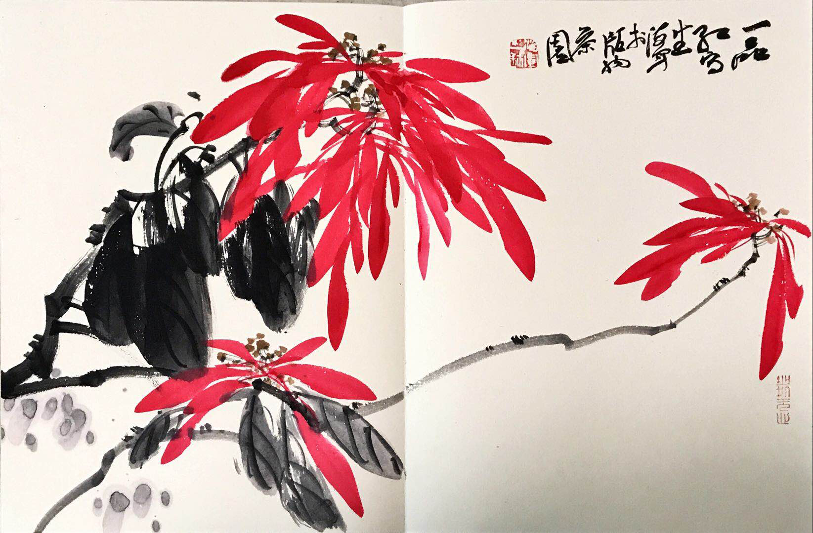 缘份所致,还是十年前,一次偶然的机会,我和画家刘海军相识于湘中涟源