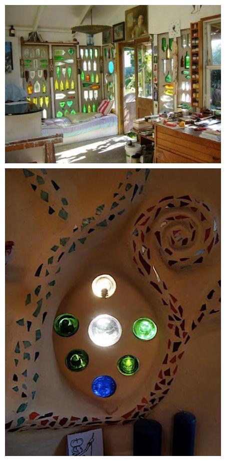 啤酒瓶别乱丢!把它砌成一堵墙,邻居见了都很羡慕