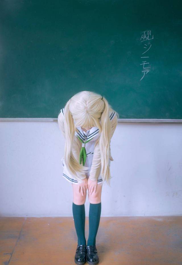 绝对领域美少女万华镜觋夕摩制服黑丝cosplay__凤凰网