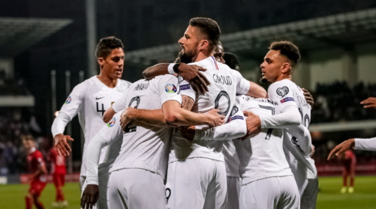 法国队在摩尔多瓦获胜,开启了2020年欧洲杯预选赛__凤凰网