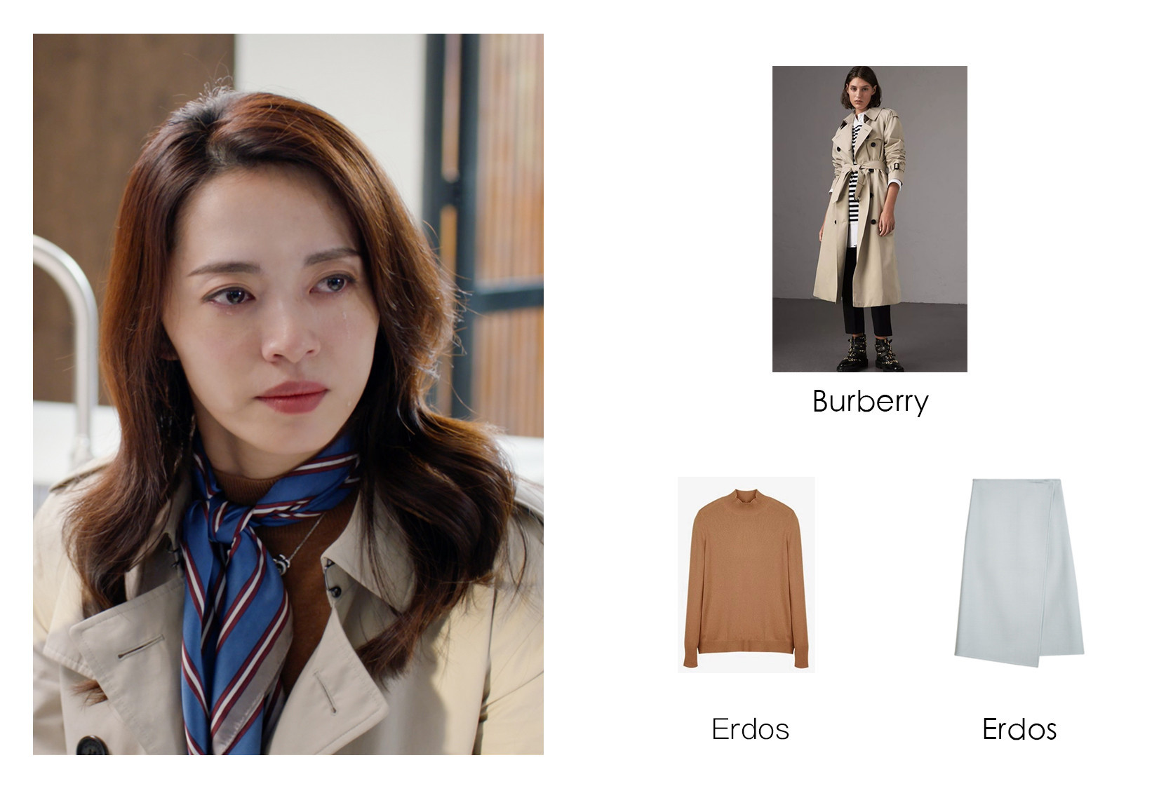 不管是什么衣服,总有一款丝巾可以搭配.