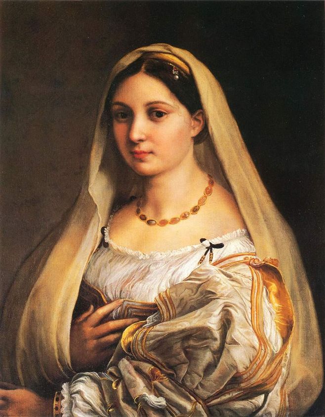 她是拉斐尔心中最理想的女性,绝色佳人,倾国倾城.——名画__凤凰网