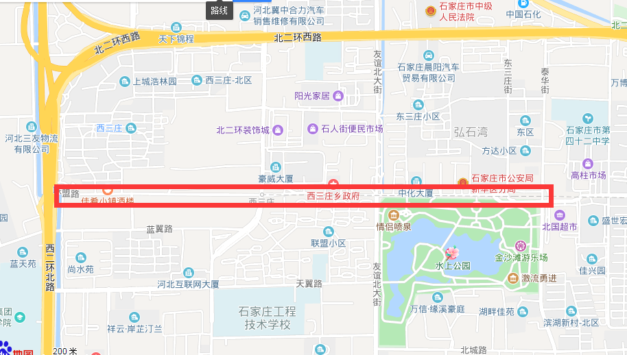 石家莊聯盟路(泰華街至西二環)將拓寬改造 車輛請這樣走