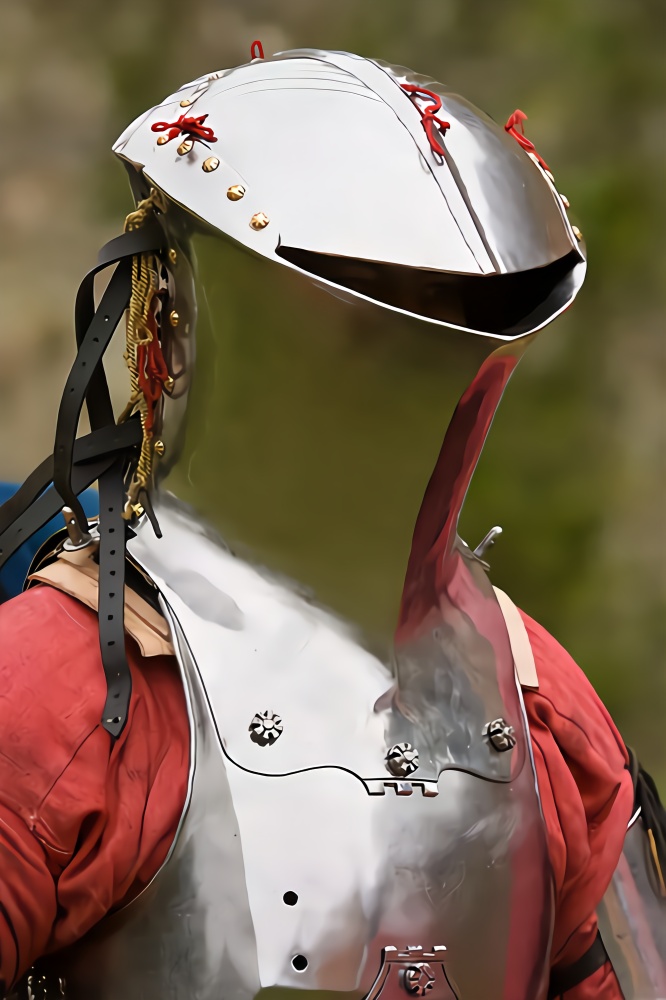 戴上这个蛙嘴盔,只要别低头瞄准,骑枪糊脸都死不了!