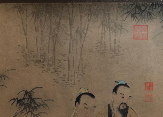 唐寅巅峰之作竹林七贤图真迹
