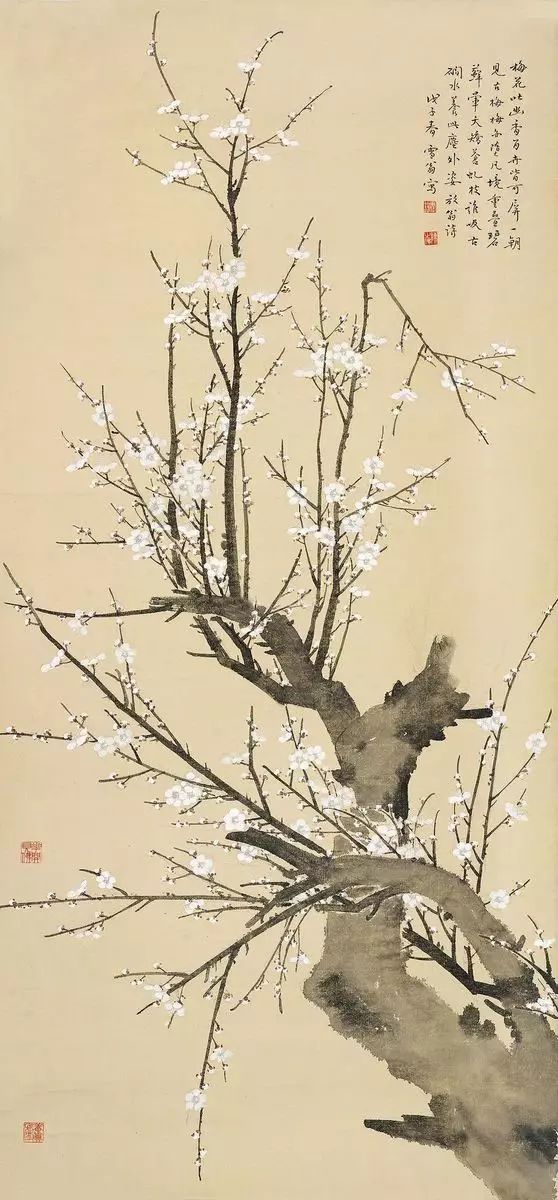 CHEN ZHIFO （1896～1962）BIRDS AND FLOWERS Ink and color on