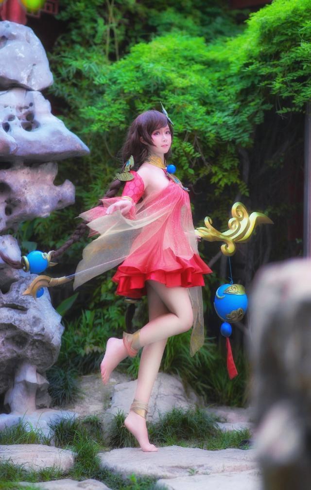 高质量cosplay王者荣耀大乔净化心灵与你