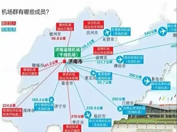 商河,即墨,平度,栖霞,岚山,临沭,费县等7个通用机场将计划开工.