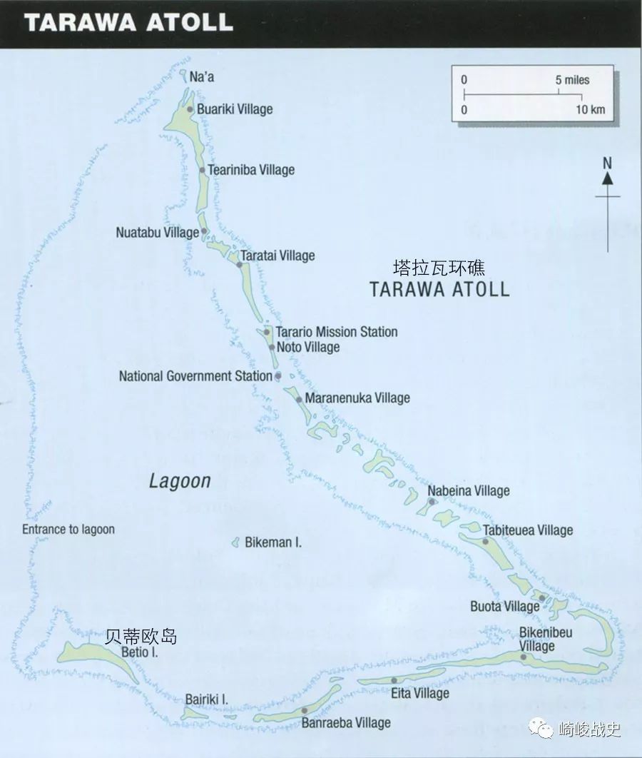 塔拉瓦环礁地图图片