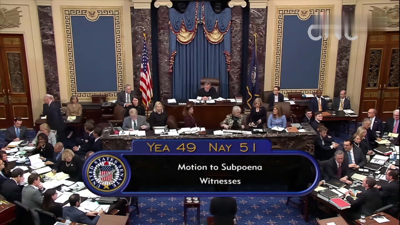 美国会参议院否决特朗普弹劾案审理阶段取证动议